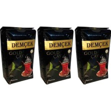 Demçek Siyah Gold Çay 1000GR x 3 Adet Avantaj Paket