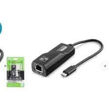 Hadron HDX5273 Type-C 3.0 Ethernet Çevirici Adaptör 10-100-1000 Mbps (Kdo)