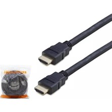 HCS Hadron HDX2021 HDMI (M) To HDMI (M) Kablo Pvc 20M Siyah (Kdo)