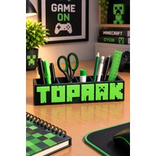Neo Gift Minecraft Çocuk Isimli Masaüstü Kalemlik Kişiye Özel Hediye