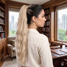 StepCo Tokalı Protein Fiber Sentetik At Kuyruğu / Bal Köpüğü Platin Röfle