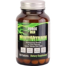 Force Nutrition Men Multivitamin Mineral ve Saw Palmetto 632 Mg 120 Tablet