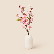 Matmel Deco Bahar Yapay Dal Çiçek - Pembe / Krem - 47 cm