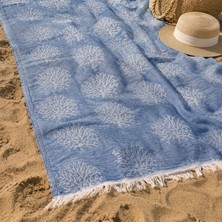 Matmel Soft Mercan Peştamal - Mavi - 80X140 cm
