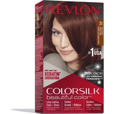 2 Adet Revlon Colorsilk Beautiful Color Saç Boyası 31 Koyu Kızıl Kahve