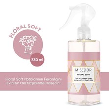 3 Adet Misedor Floral Soft Oda Kokusu ve Çamaşır Parfümü 330 ml