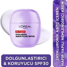 L'Oréal Paris Loreal Paris Revitalift Hyalüronik Asit Içeren Dolgunlaştırıcı Hafif Yapılı SPF30 Korumalı Nemlendirici Yüz Kremi 40 ml
