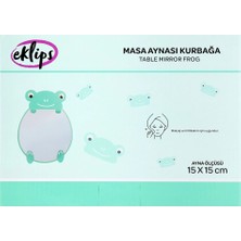 3 Adet Eklips Ayaklı Masa Aynası Kurbağa
