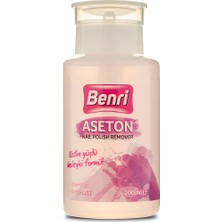 5 Adet Benri Ekstra Güçlü Pompalı Aseton 200 ml