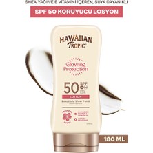 2 Adet Hawaiian Tropic Glowing Protection Lotion SPF50 Güneş Koruyucu Vücut Losyonu 180 ml