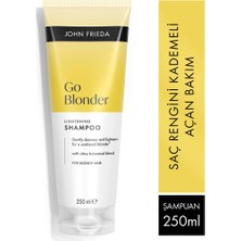 5 Adet John Frieda Sheer Blonde Go Blonder Sarı Saçlara Özel Işıltı Veren Şampuan 250 ml