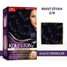 2 Adet Wella Koleston Supreme Saç Boyası 2/8 Mavi Siyah