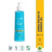 Celenes By Sweden 3 Adet Celenes Herbal Güneş Sonrası Nemlendirici & Ferahlatıcı Jel 200 ml