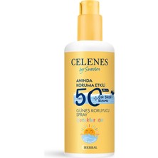 Celenes By Sweden Celenes Herbal 50+Spf Çocuklar Için Güneş Koruyucu Losyon Sprey 150 ml