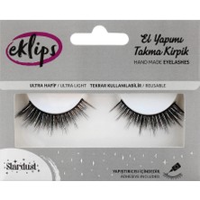 5 Adet Eklips Takma Kirpik Stardust