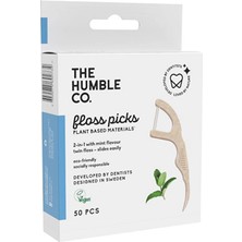 2 Adet Humble Brush Floss Pick Kürdanlı Diş Ipi 50'li (Nane)