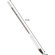 0-100 Alkolmetre Hidrometre Ölçer Uzun Form