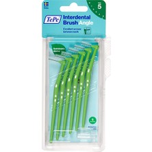 5 Adet Tepe Angle Saplı Arayüz Fırçası 6'lı Paket 0.8 mm Yeşil