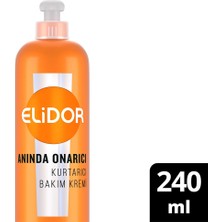3 Adet Elidor Anında Onarıcı Yıpranmış Saçlar Için Kurtarıcı Saç Bakım Kremi 240 ml