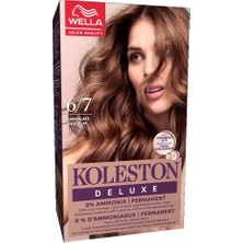 Wella Koleston Deluxe Amonyaksız Kit Saç Boyası 6/7 Çikolata Kahve