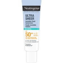 Neutrogena Ultra Sheer Yağlanma Karşıtı 50+Spf Fluid Güneş Koruyucu Krem 50 ml