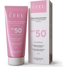 The Ceel Ton Eşitleyici SPF50 Pembe Güneş Kremi 50 ml