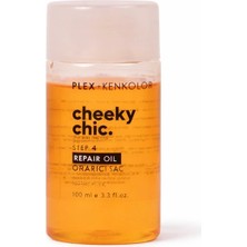 4 Adet Cheeky Chic Step 4 Repair Oil Onarıcı ve Güçlendirici Saç Bakım Yağı 100 ml