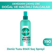 2 Adet Elidor Belirgin Bukleler Deniz Tuzu Etkili Saç Spreyi 190 ml