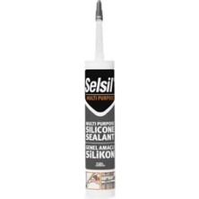 Ecoport Siyah Universal Silikon - 280 gr - Dolgu Silikonu