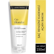 2 Adet John Frieda Sheer Blonde Go Blonder Sarı Saçlara Özel Işıltı Veren Saç Kremi 250 ml