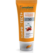 2 Adet Himalaya Sun Protect+ Ultra Light SPF50 Pa++++ Güneş Koruyucu Krem 50 gr