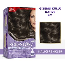 Wella Koleston 7 Kit Sonsuz Işıltılı Küllü Tonlar 4/1 Gizemli Küllü Kahve
