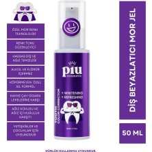 2 Adet Piu Cosmetic Beyazlatıcı Mor Diş Jeli 50 ml