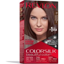 2 Adet Revlon Colorsilk Beautiful Color Saç Boyası 27 Yoğun Koyu Kahve