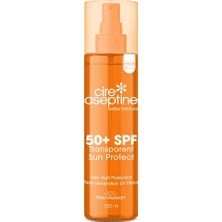 3 Adet Cire Aseptine 50+Spf Şeffaf Güneş Koruyucu Sprey 200 ml