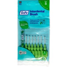 Tepe Arayüz Fırçası 0.8 mm Yeşil 8'li Paket
