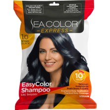 Sea Color Şampuan Express Saç Boyası 1.0 Siyah