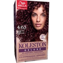 5 Adet Wella Koleston Deluxe Amonyaksız Kit Saç Boyası 4/63 Koyu Gül Kahvesi