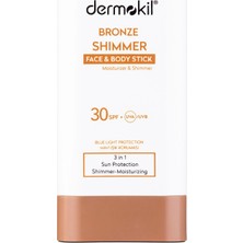 Dermokil Bronz Shimmer SPF30 Yüz & Vücut Stick Krem 20 gr