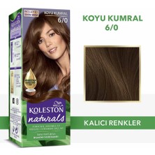 2 Adet Wella Koleston Naturals Saç Boyası 6/0 Koyu Kumral
