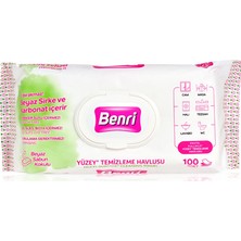 2 Adet Benri Yüzey Temizlik Havlusu 100'LÜ