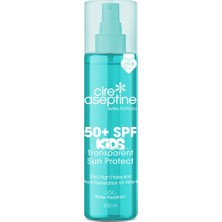 5 Adet Cire Aseptine 50+Spf Şeffaf Çocuk Güneş Koruyucu Sprey 200 ml