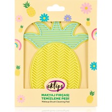 2 Adet Eklips Makyaj Fırçası Temizleme Pedi Ananas