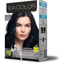 5 Adet Sea Color Set Boya 1.1 Mavi Siyah