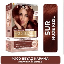 Loreal Paris Excellence Creme Nude Renkler Saç Boyası - 5ur Nude Kızıl