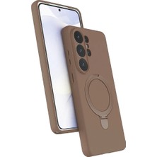 SS Home Concept Samsung Galaxy S26 Ultra Regal Magsafe Standlı Kapak - Çöl Titanyum