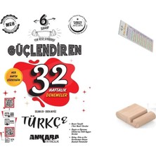 Ankara Yayıncılık 6.sınıf Türkçe 32 Hafta Kazanım Deneme Maarif Model 2027+ÇÖZÜM Ayracı+Telefon Tutucu