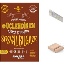 Ankara Yayıncılık 6.sınıf Sosyal Bilgiler Güçlendiren Soru Bankası Maarif Model 2027+ÇÖZÜM Ayracı+Telefon Tutucu