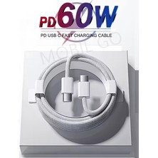 Mobil Go Type-C To Usb-C Hızlı Şarj Kablosu 60W Pd