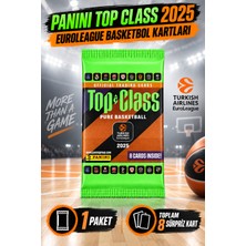 2’li Paket – Panini Top Class 2025 Euroleague Basketbol Kartı Toplam 16 Koleksiyon Kartı